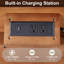 Table de chevet ChargeNest Farmhouse avec station de charge USB et ports de type C-130594722
