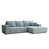 Light Blue Polyester/Chenille