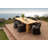 Cabo Wicker Premium All-Weather Wicker Outdoor Dining Armchair with Sunbrella® Cushion