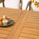 Outdoor Rectangular Dining Set With Cushions