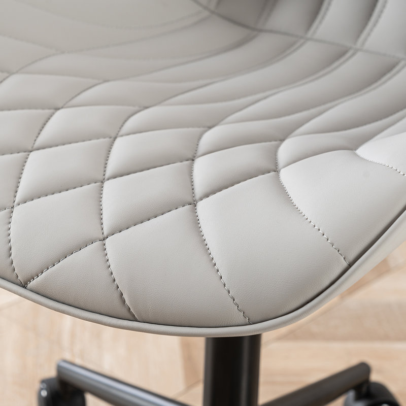 Chaise de bureau Maddoux, Gris