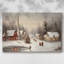 Neige de la bénédiction dorée - Toile tendue avec châssis de qualité supérieure-1227794648