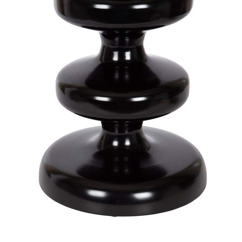 Table d'appoint ronde Modern, Noir