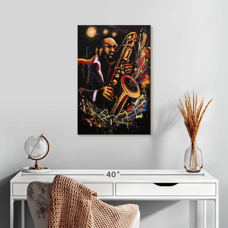 Abarca Jazz Acrylic, 24" H x 16" W