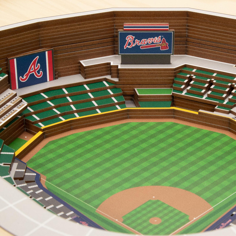 MLB 25-Layer StadiumViews 3D Wall Art, Atlanta Braves