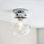 Oldsmar Glass Semi Flush Mount