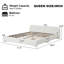 Lit tapissier Bouce, QUEEN-2041424934
