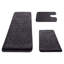 Ensemble de tapis de salle de bain en mousse viscoélastique 3 pièces 47 po 47 po-1077488122
