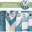 180×180cm Tropical Palm Leaf Shower Curtain, Waterproof Anti-Mildew Polyester Curtain with 12 Hooks-852364297