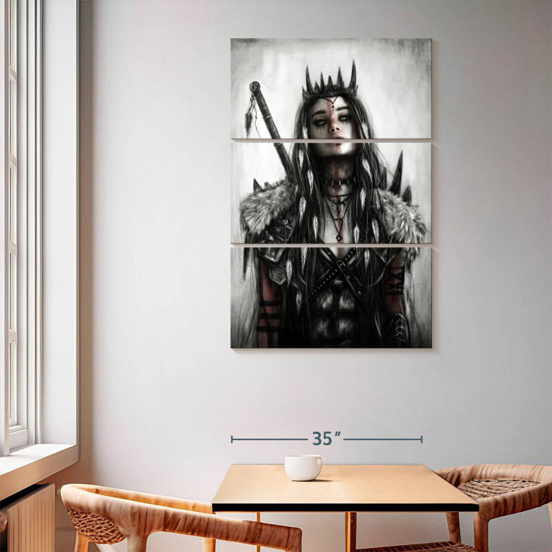 Leisha Wild, 65" H x 42" W