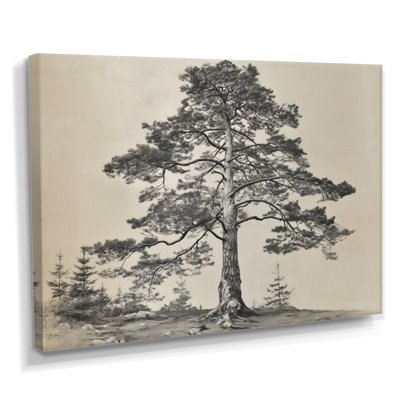 Reproduction d'art sur toile, pin
