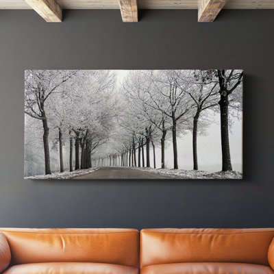 Winter Curve- Gallery Wrapped Canvas -Ready to Hang