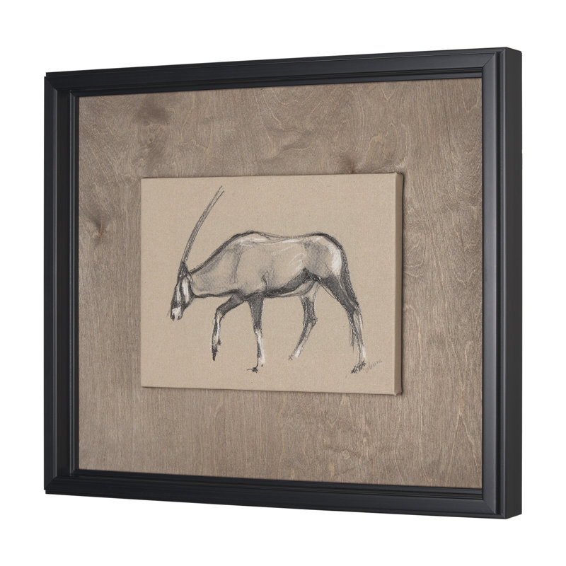 Animal Study By Studio A Hand Embellished Framed Art Print, African Animal Study II