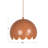 Scalloped Metal Pendant Lamp