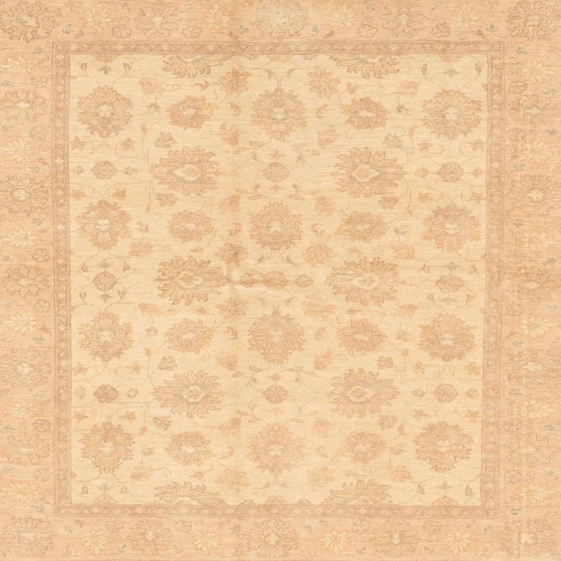 Tapis décoratif multicolore à motif abstrait, Carré 4 pi