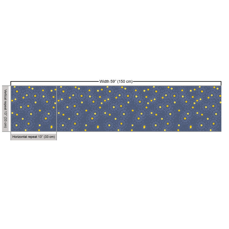 Chapne Summertime Night Sky Moonlight Multi-Purpose Fabric
