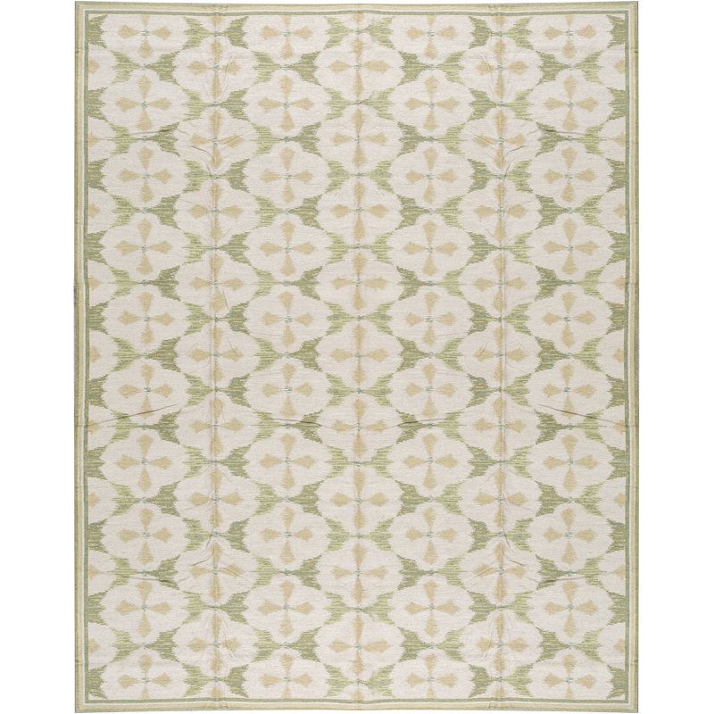 Hand-Knotted High-Quality Beige Area Rug