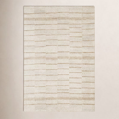 Demie Hand-Woven Striped Wool Rug