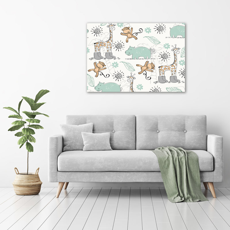 Animals - Wrapped Canvas Print