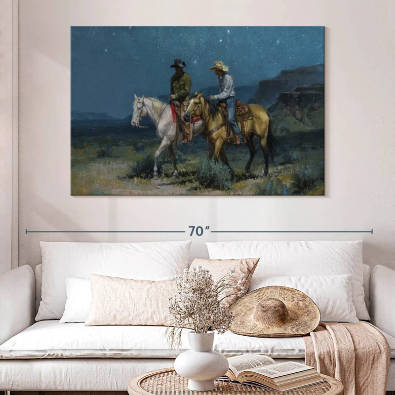 Lelar Night Riders, 34" H x 51" W