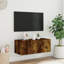 Brittony Unfinished TV Stand for TVs up to 32" with Fireplace Included-372208760