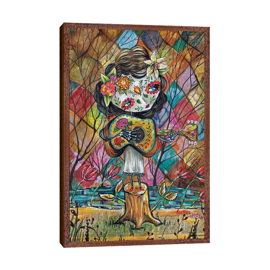 Musica Del Corazon by Heather Renaux - Print on Canvas