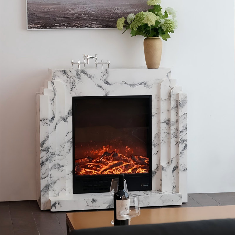 Foyer électrique 43,31 po Smoky Gray