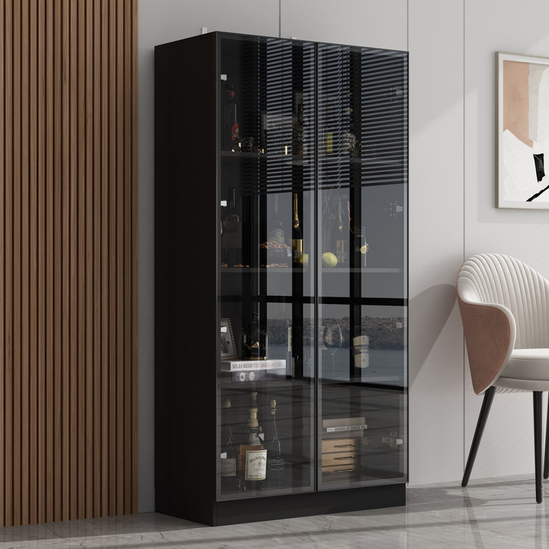 Camilly Dining Cabinet, Black
