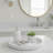 Small Round White Wood Tray, Coffee Table Decor Accent