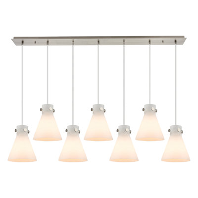 Luminaire suspendu conique à 7 lumières Amrith