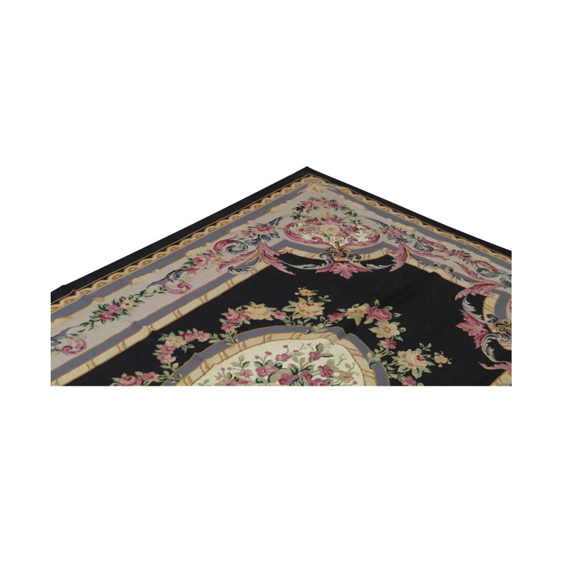 Wool Floral Area Rug