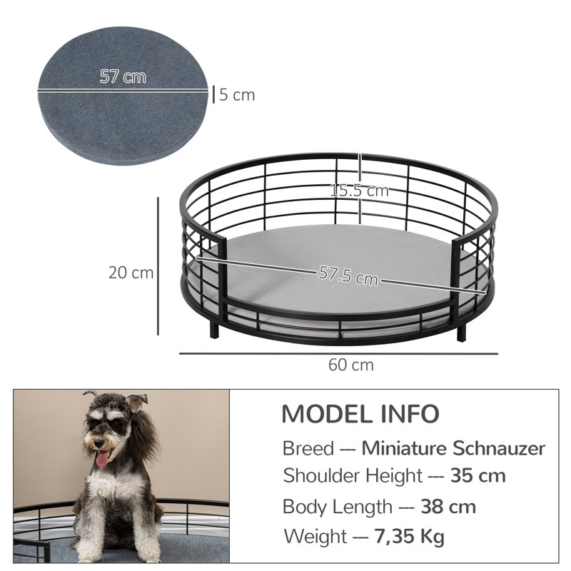Polyester Pet Bed, 20" H x 60" W x 60" D
