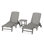 POLYWOOD® Nautical 2-Person Patio Seating Group