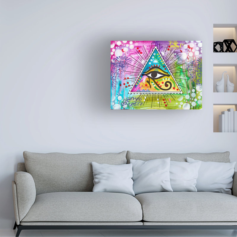 Œuvre sur toile, Dean, H 14 po x l 19 po