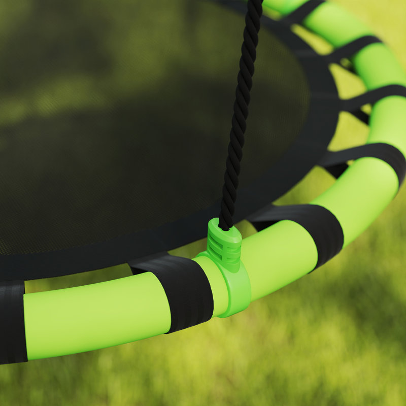 HOMCOM Metal Swing Seat with Chains