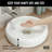 VIGO Elan Bathroom Vessel Sink, Round 17" Matte White Matte Stone™ Vessel Sink for Bathroom Countertop, Bathroom Sink Above Counter, Round Sculptural Gallery-Inspired Modern Vanity Sink