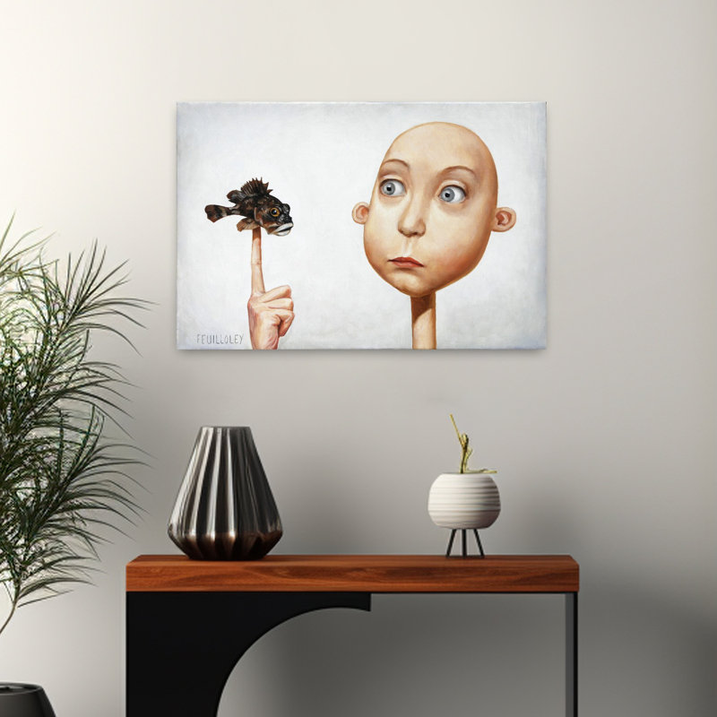 Art contemporain contemporain, H 16 po x l 24 po