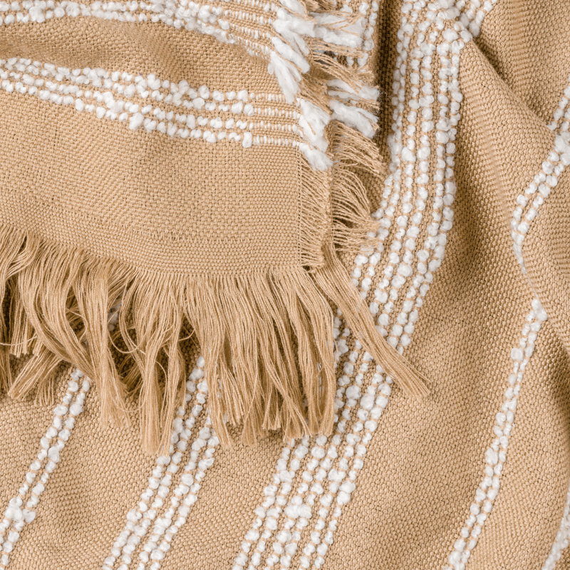 Chico Throw Blanket, Nougat