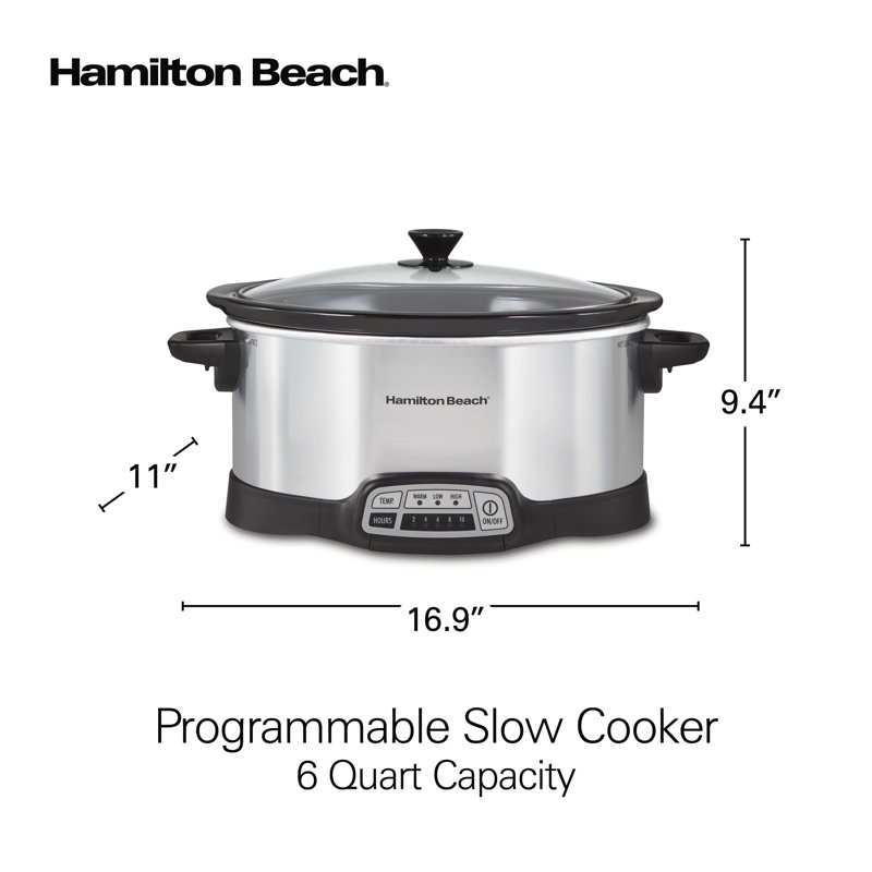 Hamilton Beach® 6 Quart Programmable Slow Cooker