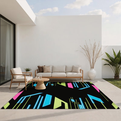 Tapis intérieur et extérieur Vibrance Path