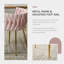 Chaise d'appoint rembourrée en velours Evanni-333893695-316044269