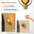Hardwired Modern Gold Wall Sconce, 1 G125 Bulb (1800K Soft White) Included, Globe Glass Wall Light with Pull Chain, Art Deco Sconce for Bedroom, Living Room, Bathroom Vanity, Hallway-1559408102