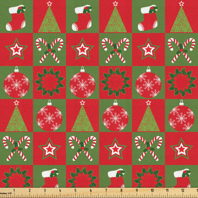 Alcalde Christmas Eve Ornaments Fabric
