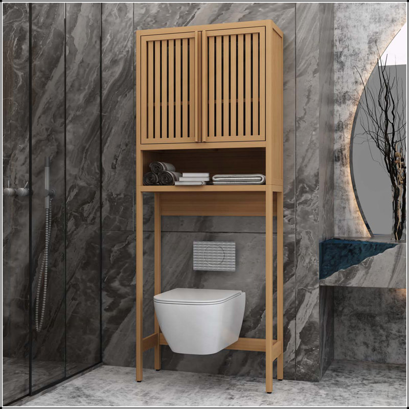 Charming Independent Toilet Storage Rack for Space Optimization