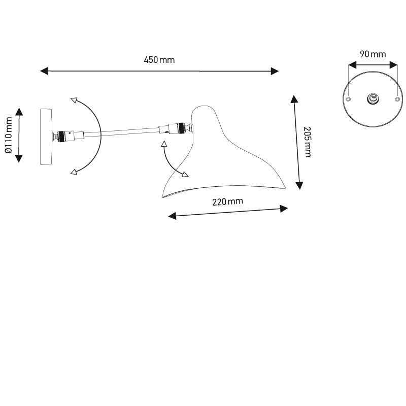 Mantis 1 - Light Swing Arm