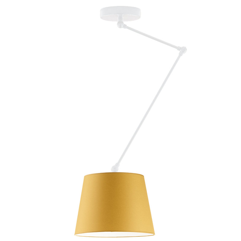 Paun 1 - Light Novelty Chandelier, Matte White, Yellow