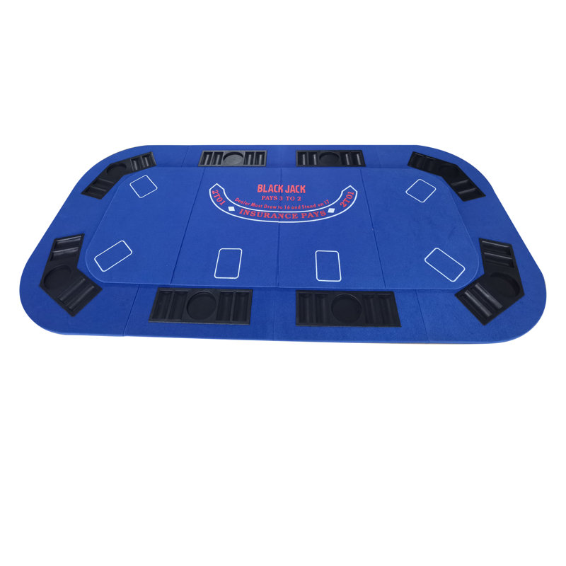 Table de poker pliable INO Design, Bleu