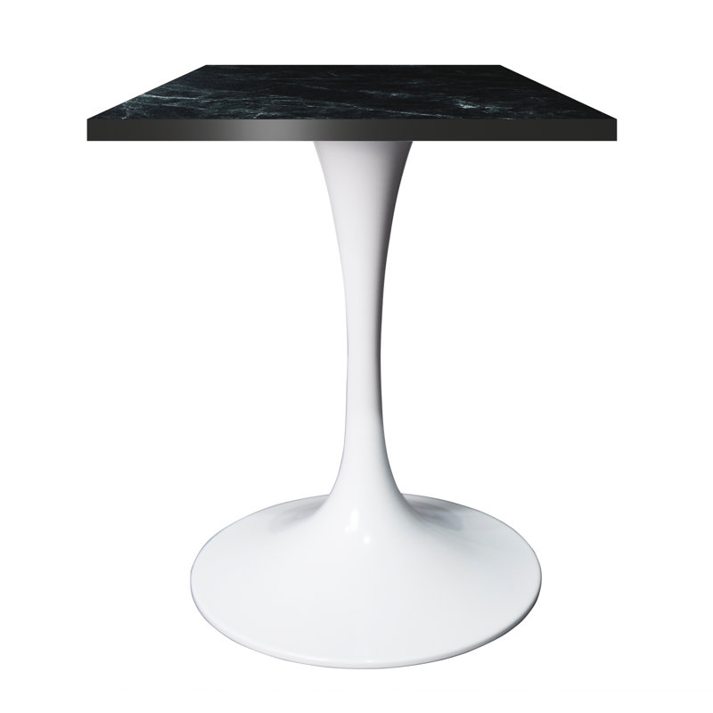 Table de salle à manger Verve, Noir, Blanc