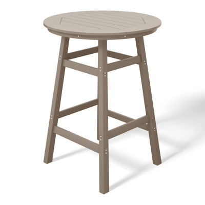 Laguna Round Outdoor Bar Table , 35'' in. W 35'' in. D
