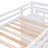 Twin Over Bunk Bed With Trundle And Safe Climbing Feature - Built Solid Pine In White Twintwin Storage Drawers Legs Stylish Bedroom Addition-657817700